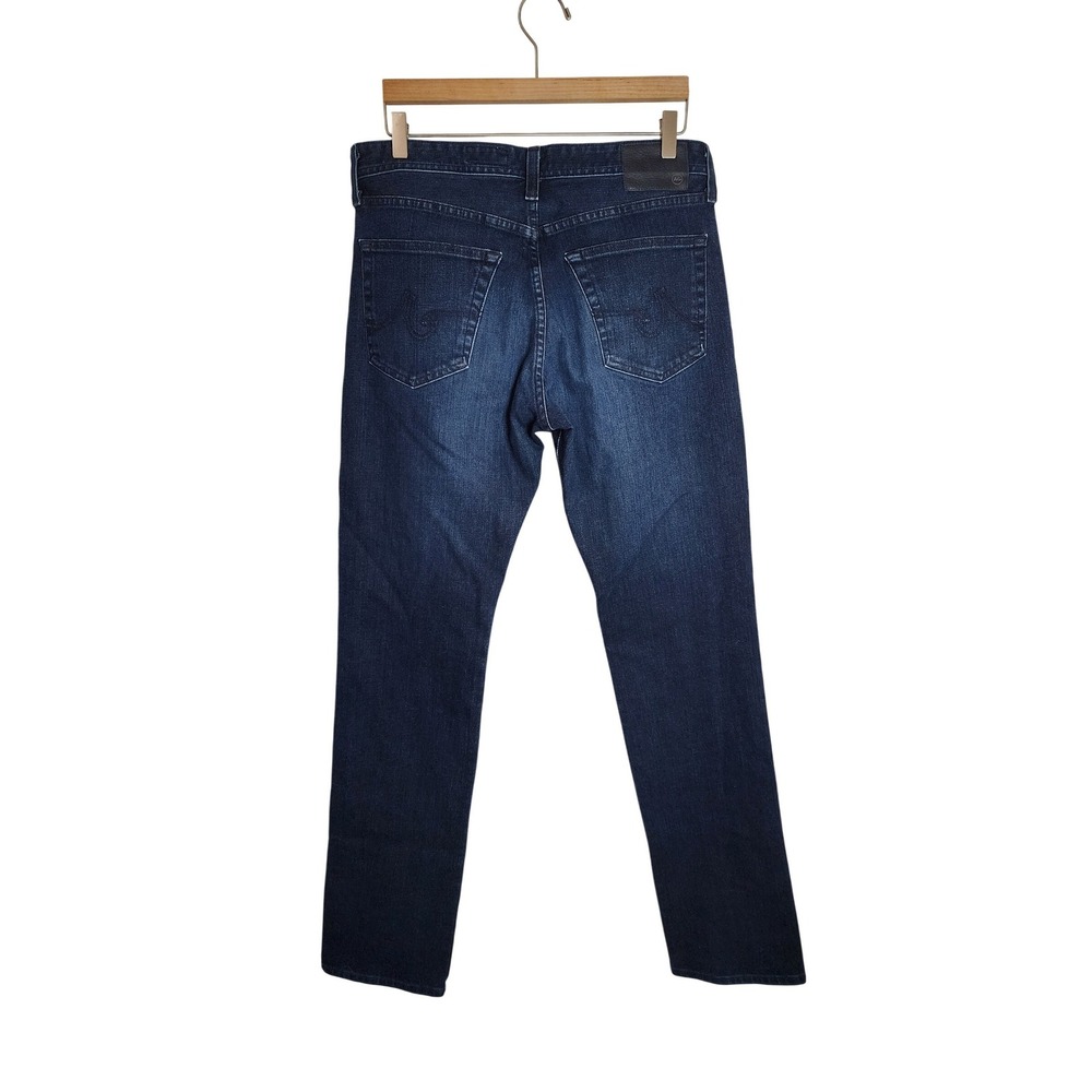 AG Adriano Goldschmied The Everett Jeans Mens 33x34 Blue Slim Straight Denim 360 - Picture 2 of 6